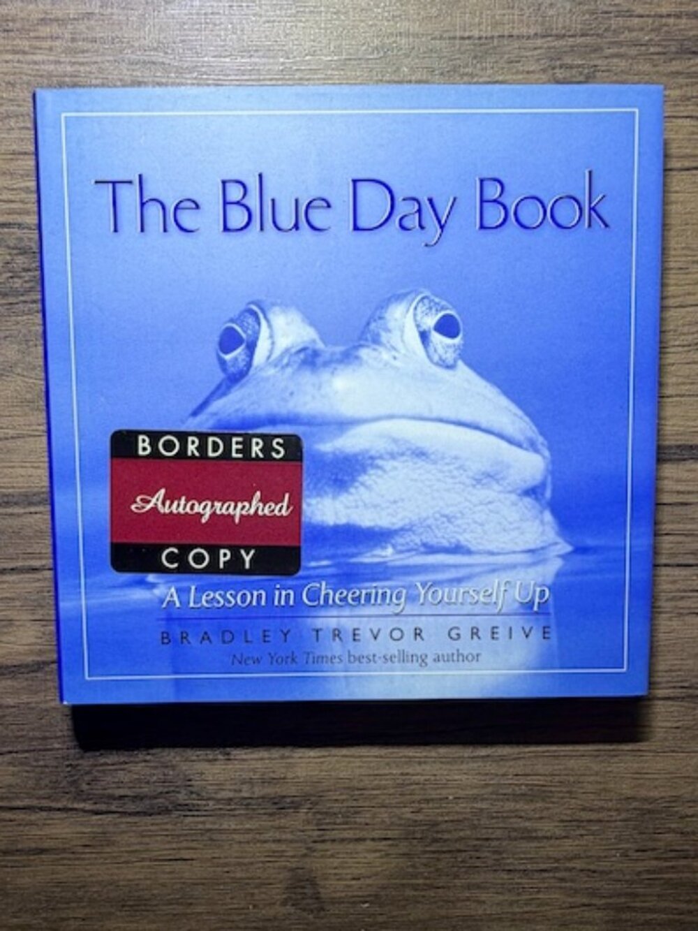 The Blue Day Book Autographed Copy Hardcover Book